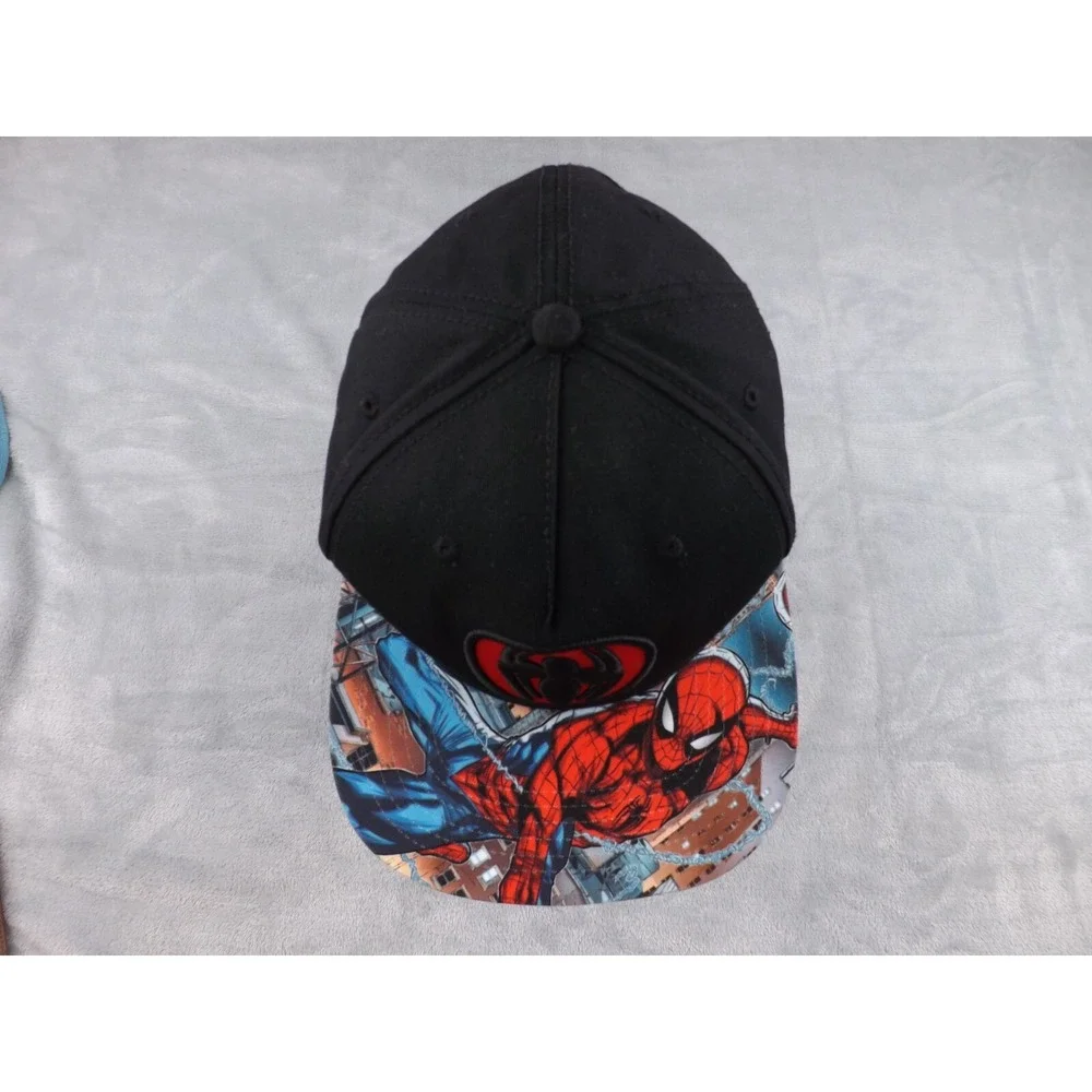 Spiderman Marvel Cap/Hat Graphic‎ Multicolor Snapback One Size Fits Most Spider